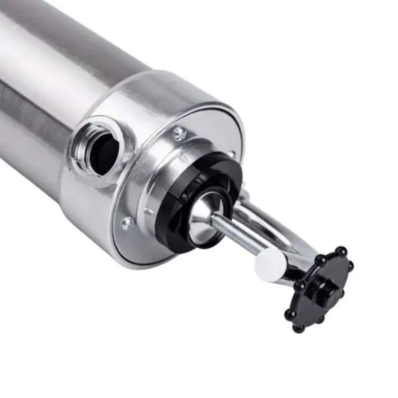 Вертикальний шприц для ковбаси 2,5 л з нержавіючої сталі шприц ковбасний 4 насадки 16788-6 | Зображення 1