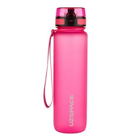 Бутылка для воды UZSPACE 3038(Pink) 1000 мл, розовая