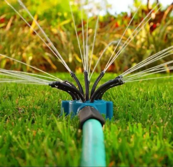 Розумна система поливу Multifunctional Water Sprinkler розпилювач дощувач для поливу газону на 360 градусів | Зображення 4