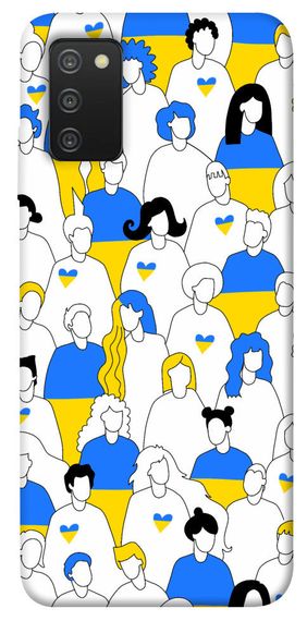 Чохол IBANAN Люди для Samsung Galaxy A03s