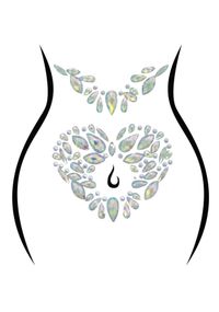 Стрази-прикраси для тіла Leg Avenue Novalie body jewels sticker, наліпки