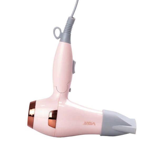 Фен для волосся VGR HPV432 з концентратором 1000 Вт Рожевий | Зображення 1