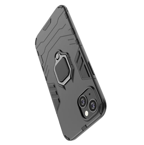 Чехол бампер Primolux Ring Armor для Apple iPhone 14 Plus - Black | Зображення 2
