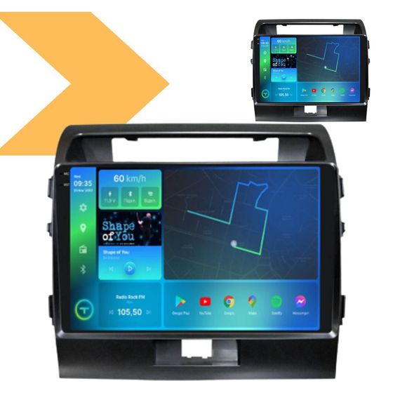 Переходна рамка Toyota Land Cruiser 2014 MT-8011 від XPRO (42535-MT-8011_2910) | Зображення 1