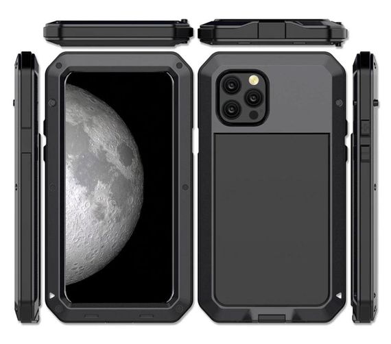 Протиударний чохол Primo Doom Armor для смартфона Apple iPhone 12 / iPhone 12 Pro - Black | Зображення 1