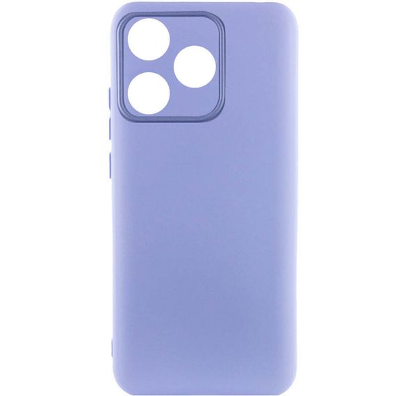 Чехол Silicone Cover Lakshmi Full Camera (A) для TECNO Spark 10 Сиреневый / Dasheen