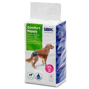 Одноразові підгузки для собак Savic Comfort Nappy, 40-48 см