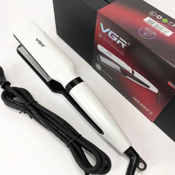 Професійна праска VGR випрямляч з турмаліновим покриттям, терморегулятором та дисплеєм, потужність 55 Вт V-511 | Зображення 3