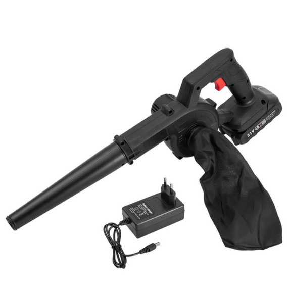 Повітродувка та пилосос 2в1 BLOWER, пилозбірник, повітродувка для збирання листя, з акумулятором | Зображення 1