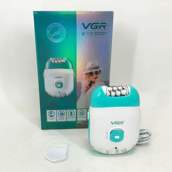 Женский эпилятор для зоны бикини VGR V-726, Женская электробритва для удаления волос с LV-299 тела, Депилятор | Зображення 1