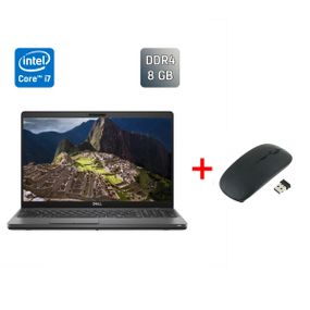 Ультрабук Dell Latitude 5500 / 15.6" (1366x768) TN / Intel Core i7-8665U (4 (8) ядра по 1.9 - 4.8 GHz) / 8 GB DDR4 / 256 GB SSD / Intel UHD Graphics / WebCam / HDMI / Windows 10 б/в + Подарунок Бездротова миша / USB