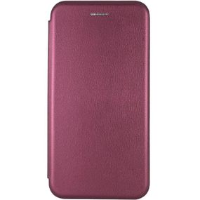 Шкіряний чохол-книжка Classy для Motorola Edge 50 Neo Бордовий