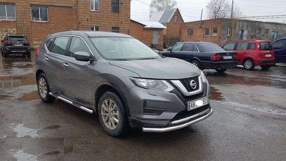 Передняя защита ST008 (нерж) для Nissan X-trail T32/Rogue 2014-2021 гг | Зображення 2