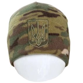 Шапка тактична флісова ЗСУ Ranger Герб RA8954 58-61 р мультикам