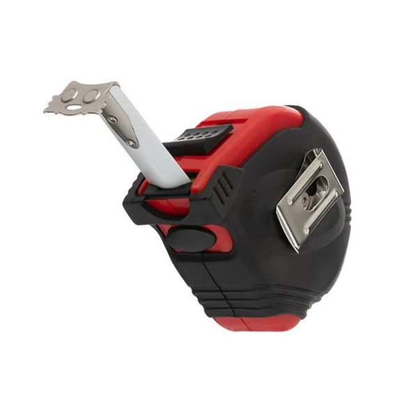 Рулетка 5 м, три стопора полотна INTERTOOL MT-0105 | Зображення 3