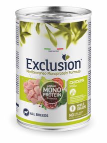 Корм Exclusion Adult Dog Chicken Wet вологий з куркою для дорослих собак 400 гр