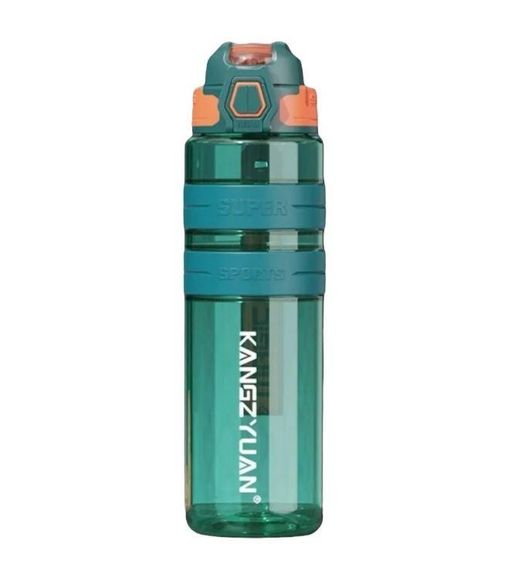 Спортивная бутылка для воды KANGZYUAN 700 мл Зеленая Тритановая (BPA Free), с клапаном и поилкой | Зображення 1