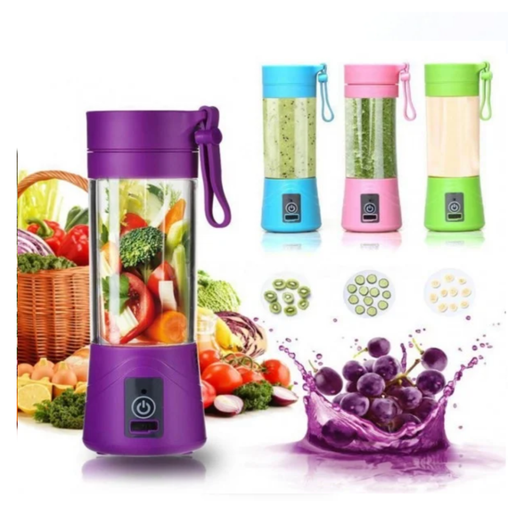 Фитнесс блендер для смузи USB Juice Cup EL-6S-6 (6 ножей) (24) | Зображення 7