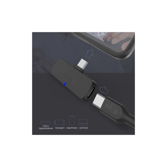 Мікрофон Fifine M6 Wireless Black (M6) | Зображення 6