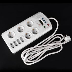 Сетевой фильтр SF-5F+4C/3Z 3x1.50 WH