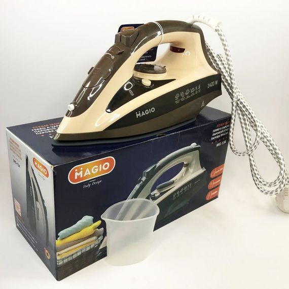 Парова праска ручна Magio MG-134 2400 Вт, Парова праска-очисник, Праски з парою, Портативна праска YH-28 | Зображення 4