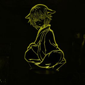 Акриловый светильник-ночник Томоэ 2 желтый tty-n001846