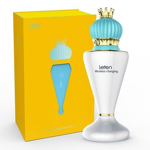 Королівський вібратор Leten Dream Key з індукційною зарядкою, водонепроникний | Зображення 4