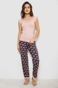 Піжама жіноча, колір персиковий, 243R1484-028