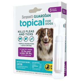Sergeant’s Guardian Dogs сержантс гардиан капли от блох, клещей, комаров для собак 15-30кг, 3мл
