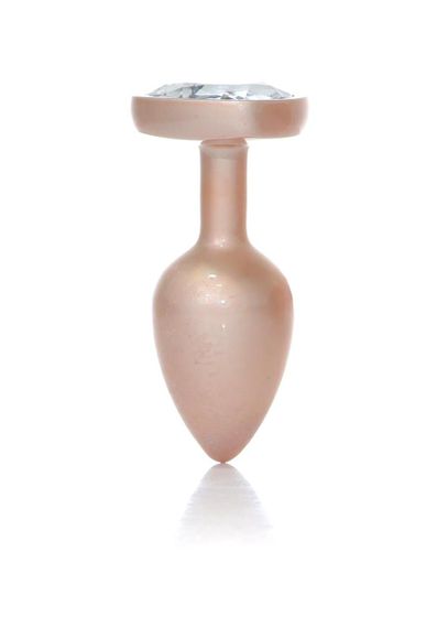 Анальная пробка - Jewellery Pearl Gold Heart Plug Clear S sexstyle | Зображення 4