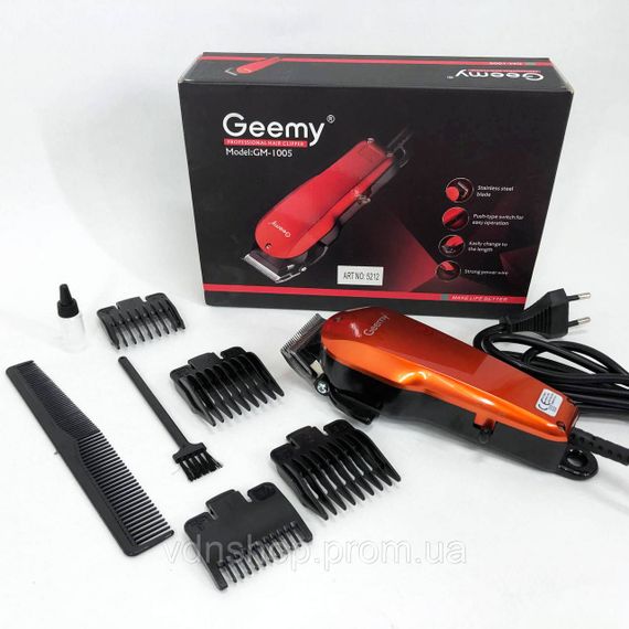 Професійна машинка для стрижки волосся, Електрична машинка з насадкою для бороди Підстригальна OD-28 | Зображення 7