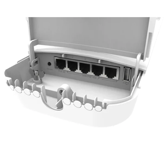 MikroTik OmniTIK 5 PoE ac (RBOmniTikPG-5HacD) Точка доступу (5 ГГц, 5xGigabit Ethernet, 802.11ac) | Зображення 1