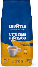Кофе в зернах Lavazza CREMA e GUSTO Tradizione Italiana 1кг Италия Крема е Густо