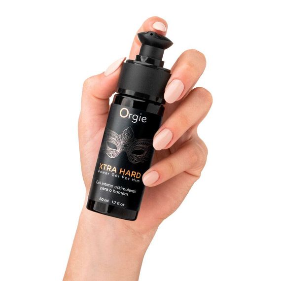 Гель для стимуляції члена Orgie Xtra Hard Power Gel For Him, 50 мл, розігріває, посилює ерекцію Sex Aura | Зображення 1