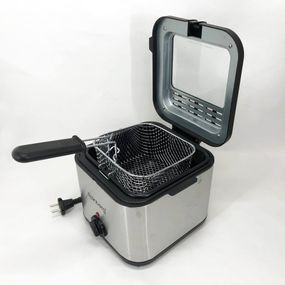 Фритюрница для дома Rainberg RB-2219 с терморегулятором и съемной чашей электрофритюрница мини фритюрница QV-82