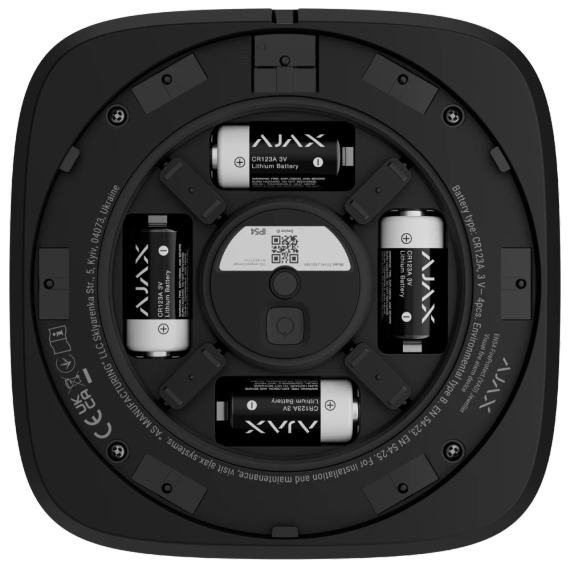 Ajax EN54 FireProtect (VAD) black пожежний світловий Cповіщувач | Зображення 4