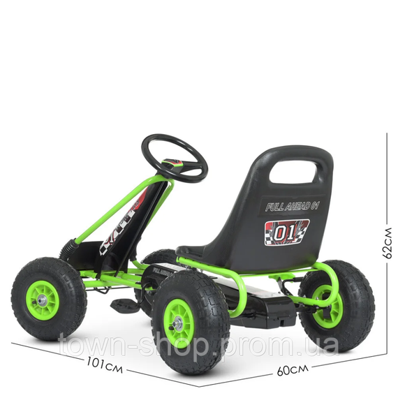 Велокарт детский Bambi kart M 0645(2)-5 зеленый | Зображення 3