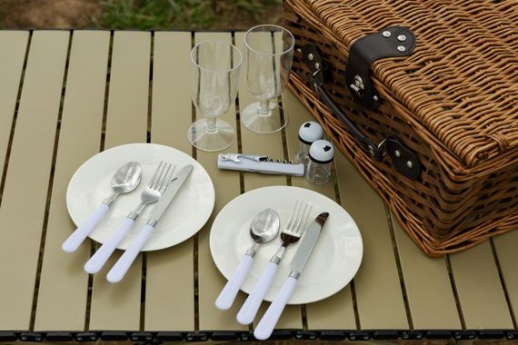 Корзина для пикника на 2 персоны 38 x 26 x 18 см LU010 | Зображення 3