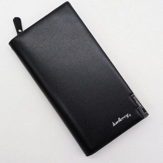 Кошелек мужской Baellerry Classic (19,5 х 10 х 3,5 см) / Мужское портмоне с ремешком / Клатч на кнопках и | Зображення 3
