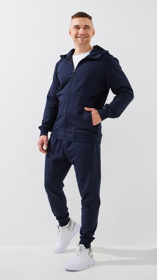 Спортивний костюм чоловічий GENUA G01208-0001 M Синій shop (2000999469428)