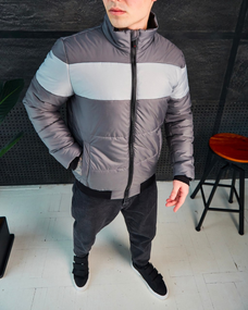 Куртка Ліон антрацит сірий S L