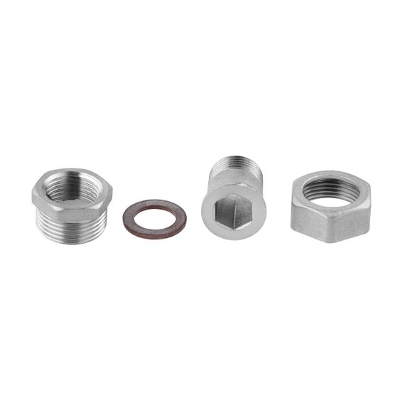 Згін-американка пряма посилена LexLine 1/2" ВЗ нікельована НК0801-Вн | Зображення 3