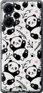 Чохол на Xiaomi Redmi Note 12 Turbo Панди "4318u-3025-2448"