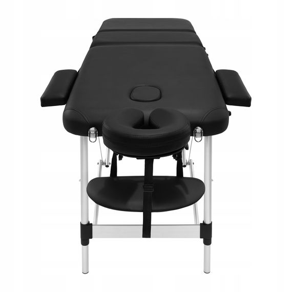 Масажний стіл складний 4FIZJO Massage Table+ Alu W60 Black (P-5907739318381) | Зображення 4