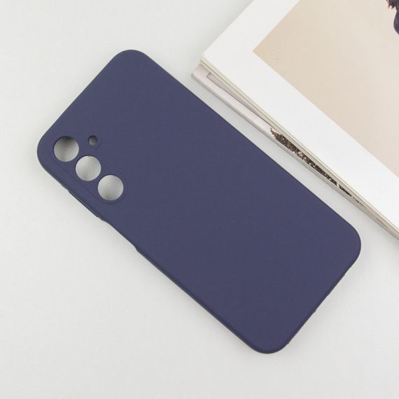 Чохол Silicone Cover Lakshmi Full Camera (AAA) для Samsung Galaxy S25+ Темно-синій / Midnight blue | Зображення 5