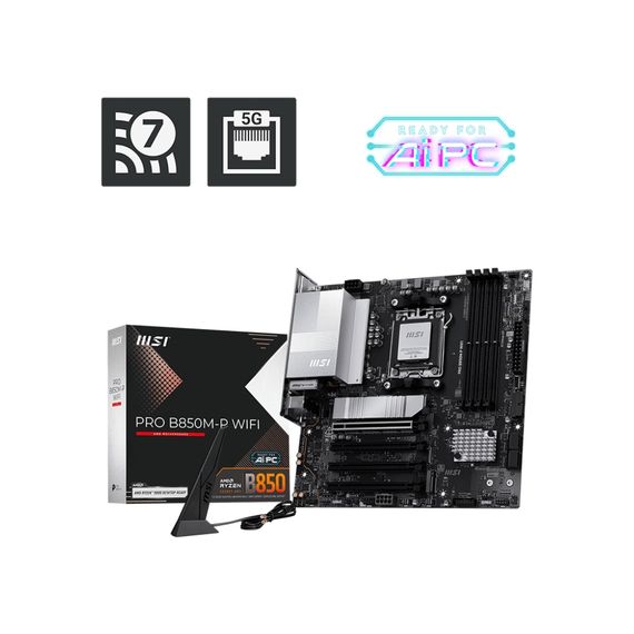 Материнська плата MSI PRO B850M-P WIFI | Зображення 4