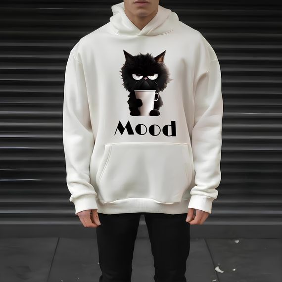 Худі з ДТФ на Флісі (оверсайз)