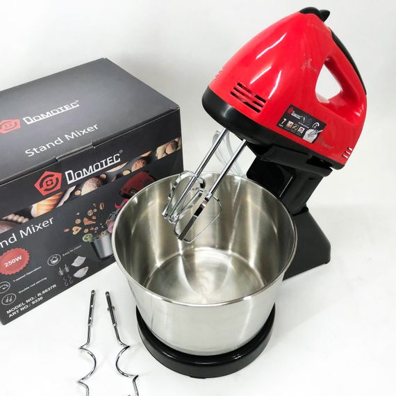 Міксер стаціонарний з чашею 3 літри Domotec, Міксер для кухонної роботи кухонний помічник IA-31 | Зображення 7