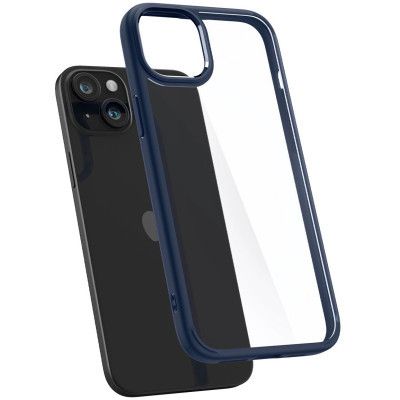 Чехол для мобильного телефона Spigen Apple iPhone 15 Ultra Hybrid Navy Blue (ACS06801) | Зображення 9