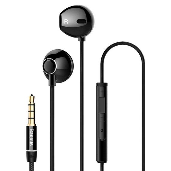 Навушники Baseus Encok H06 lateral in-ear Wire Earphone Black 3.5 mini-jack | Зображення 1